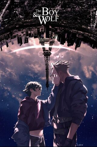 The Boy and The Wolf - Shounen Ai webtoon kapak