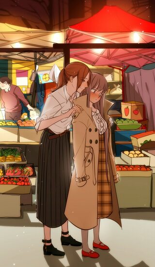 Magan he Danai  - Shoujo Ai webtoon kapak