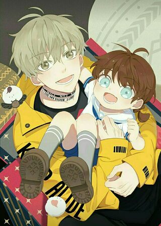 My brother is a big idiot - Slice Of Life webtoon kapak