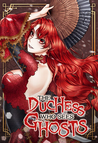 The Duchess Who Sees Ghosts - Fantastik webtoon kapak