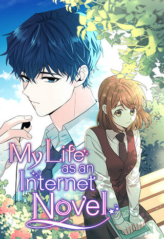 My life as an internet novel - Psikolojik webtoon kapak