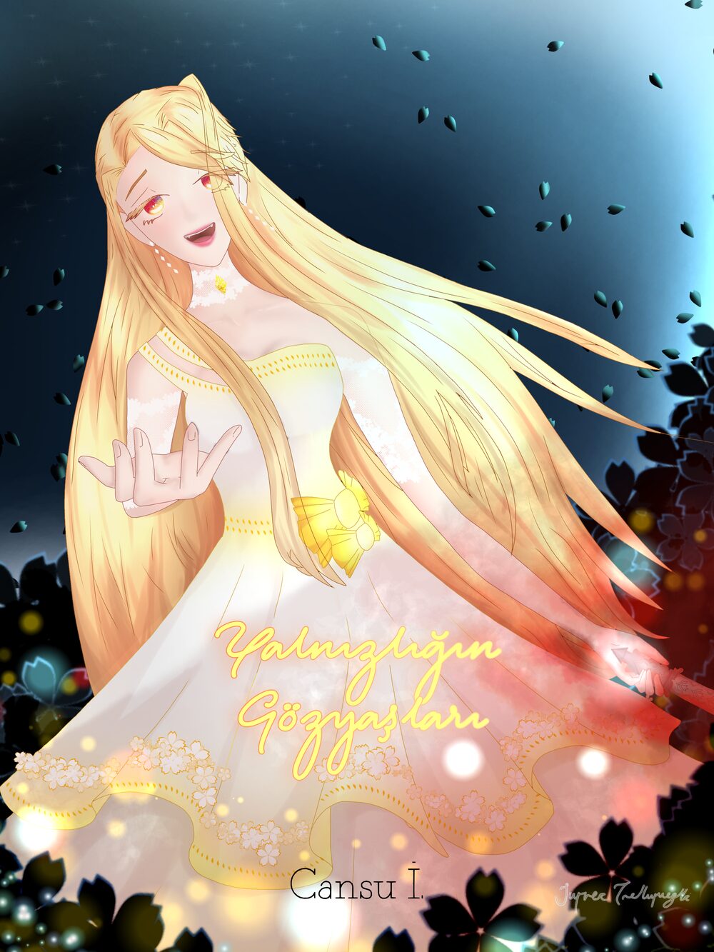 Yalnızlığın Gözyaşları türkçe webtoon oku - kapak