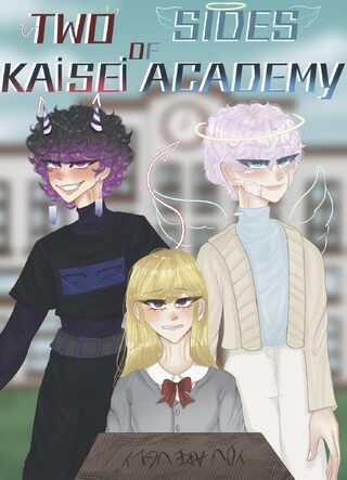 Two sides of kaisei academy  - Psikolojik webtoon kapak