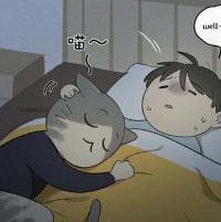 My Cat Is A Bit Different - Shounen Ai webtoon kapak