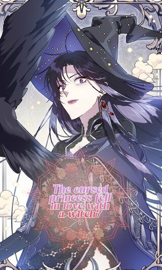The Cursed Princess Fell In Love With a Witch? - Shoujo Ai webtoon kapak