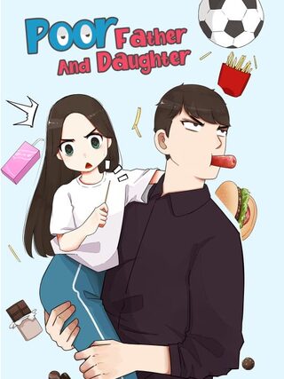 Poor Father and Daughter TR - Komedi webtoon kapak