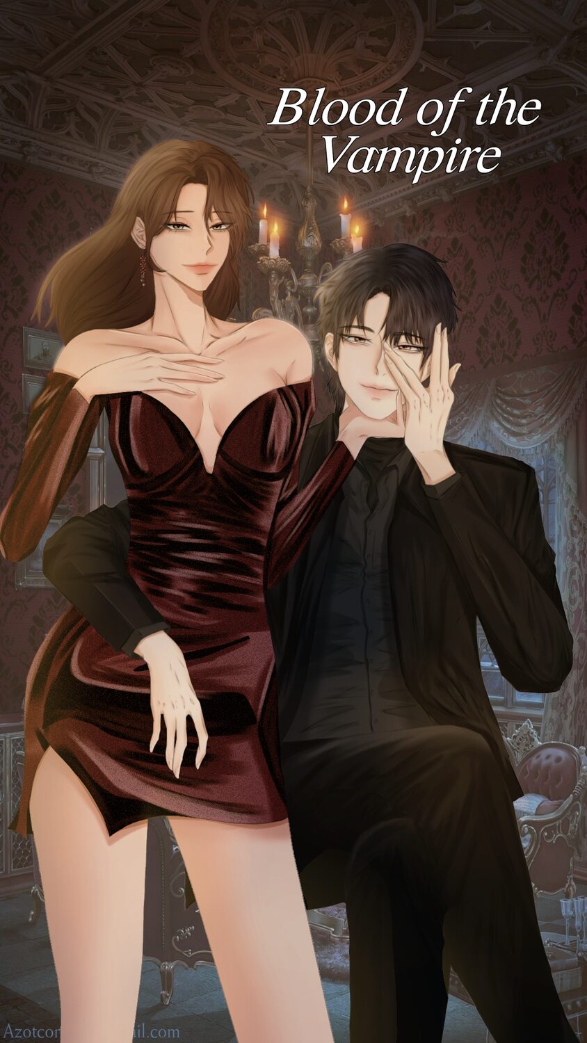 Blood of the Vampire türkçe webtoon oku - kapak