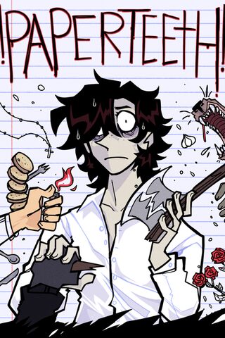 PaperTeeth! - Vampir webtoon kapak