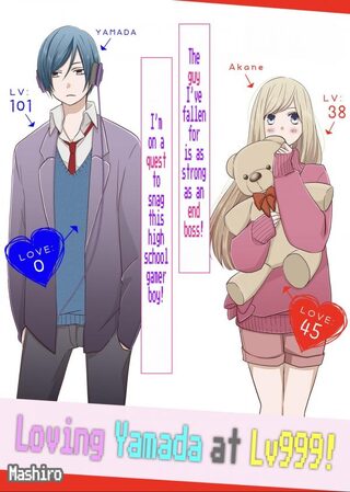 Loving Yamada at Lv999 - Oyun webtoon kapak