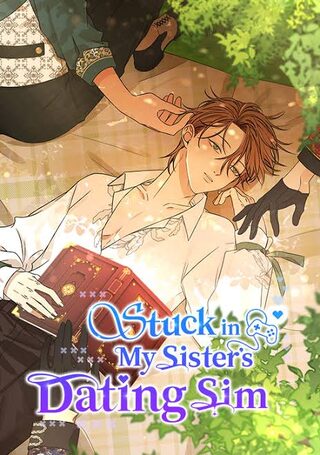 Stuck in My Sister's Dating Sim - Shounen Ai webtoon kapak