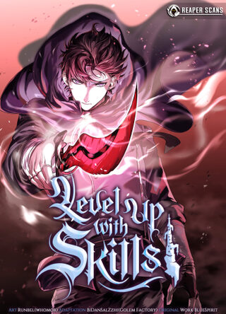 Level Up with Skills - Seinen webtoon kapak