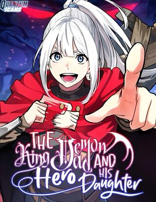 The Demon King Dad and his Hero Daughter - Macera webtoon kapak