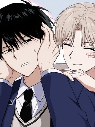 Please pay attention to me - Okul webtoon kapak